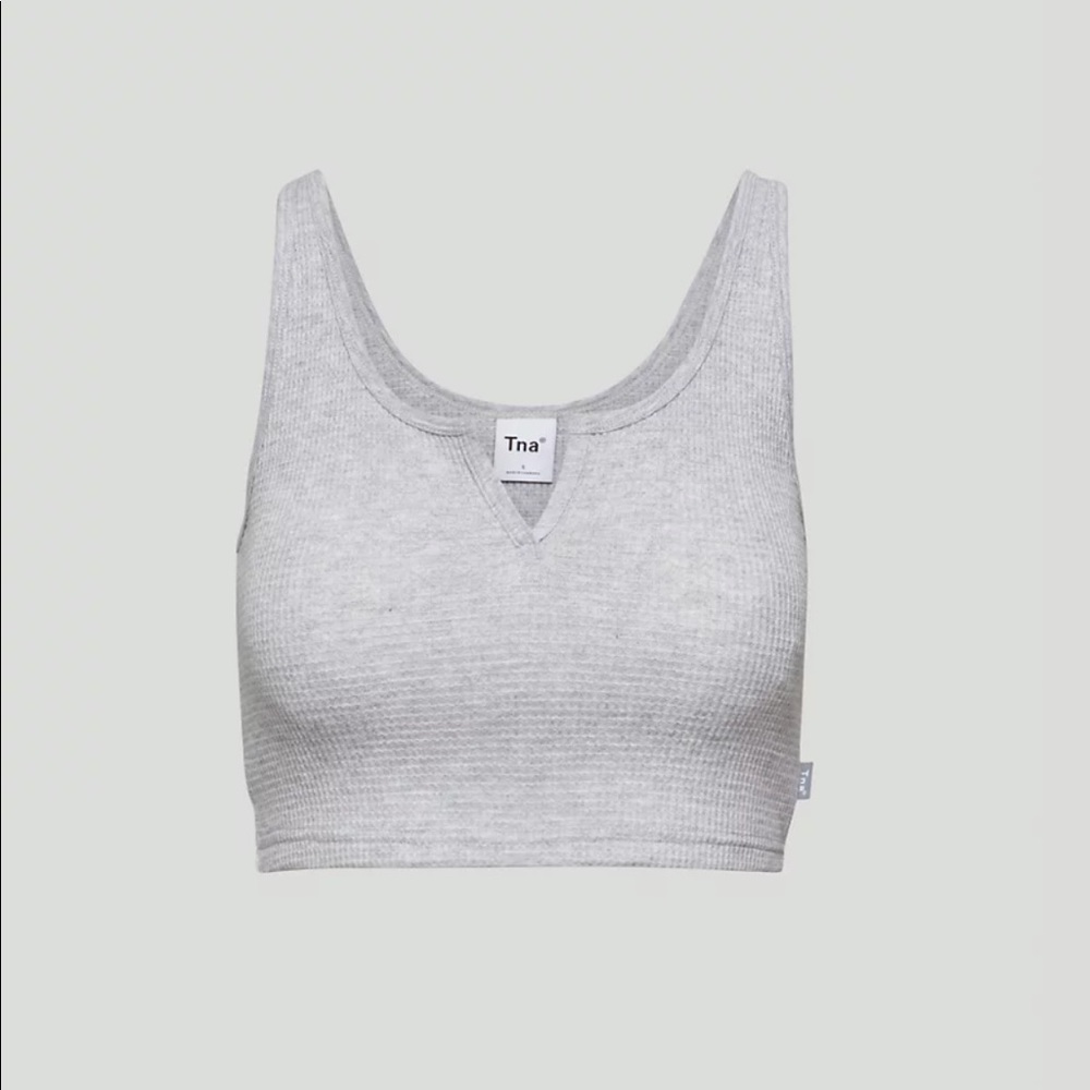 Aritzia TNA Waffle Notch tank